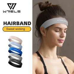 WRELS Sports Sweatband  Breathable Sweat Absorbent Headband Elastic Sweat Hair Band Soft Outdoor Sport Yoga Gym Fitness Headband