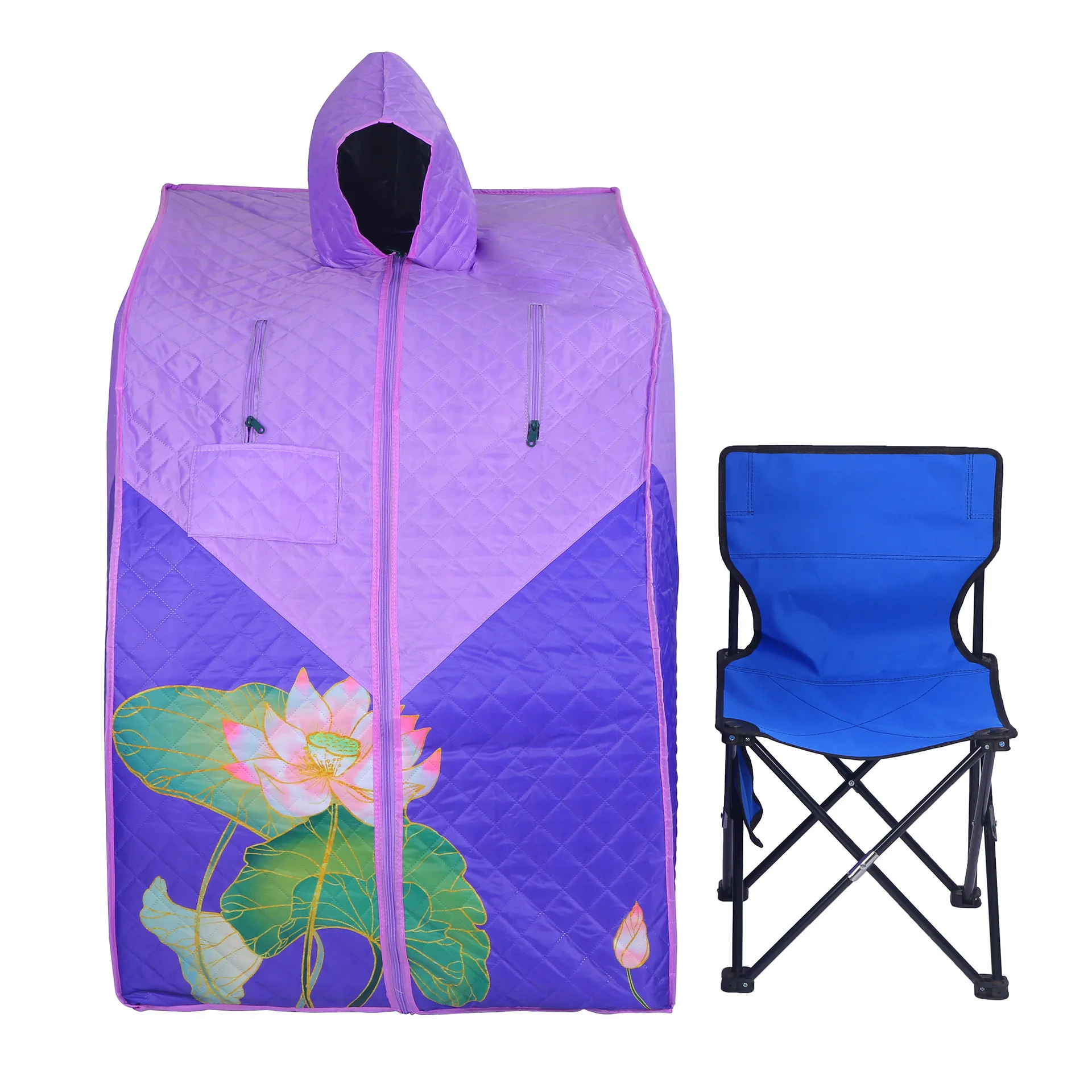 Household single sweat steaming box Thickened high-value women's fumigation box Foldable