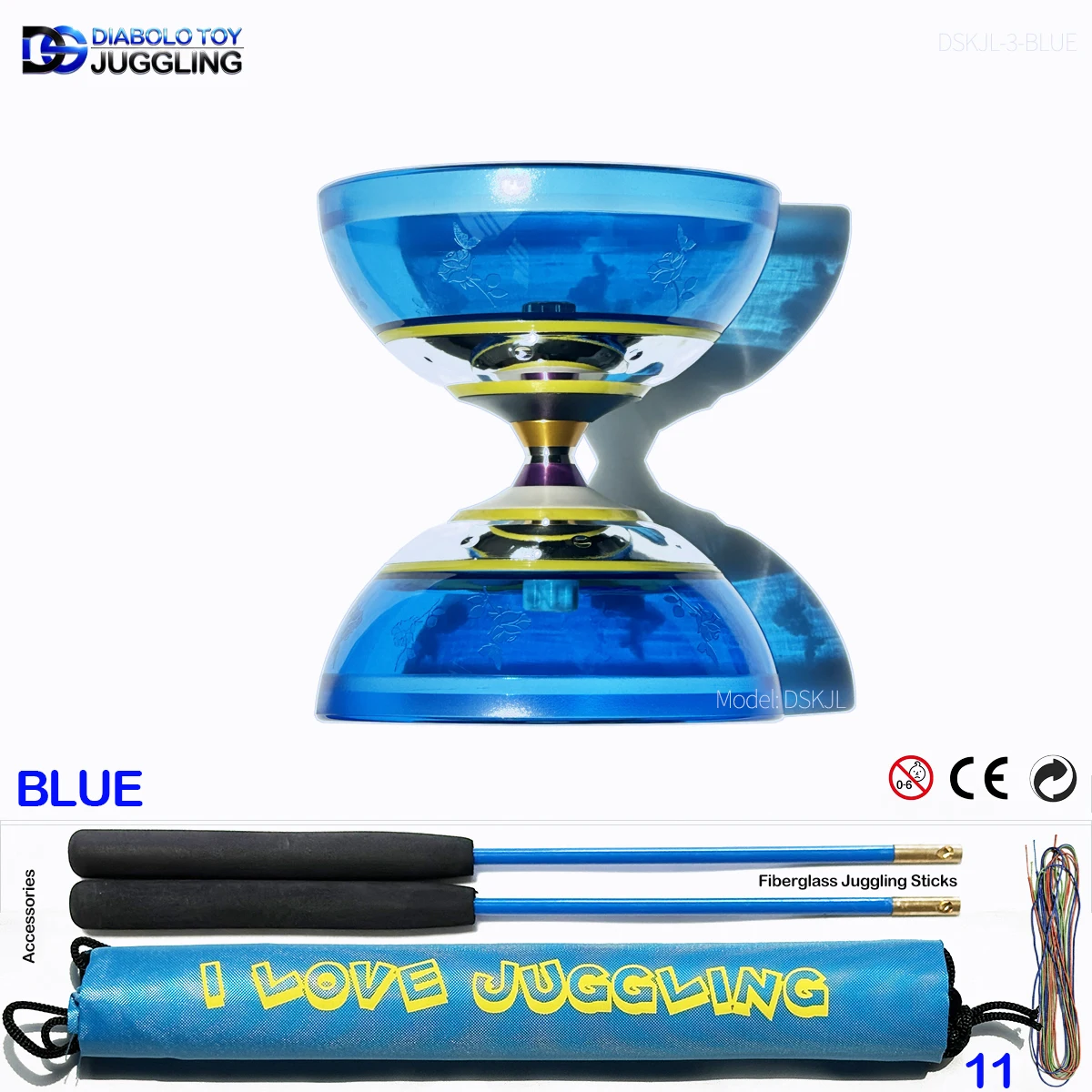 Diabolo Toy Professional Chinese Yo-yo Acrobatics Juggling Show