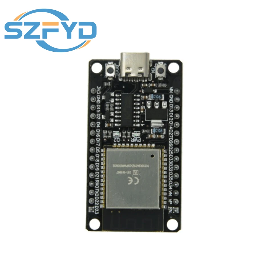 ESP32 Development Board CH340C WiFi+Bluetooth Ultra-Low Power Dual Core ESP32-DevKitC-32 ESP-32 Expansion Board image 3