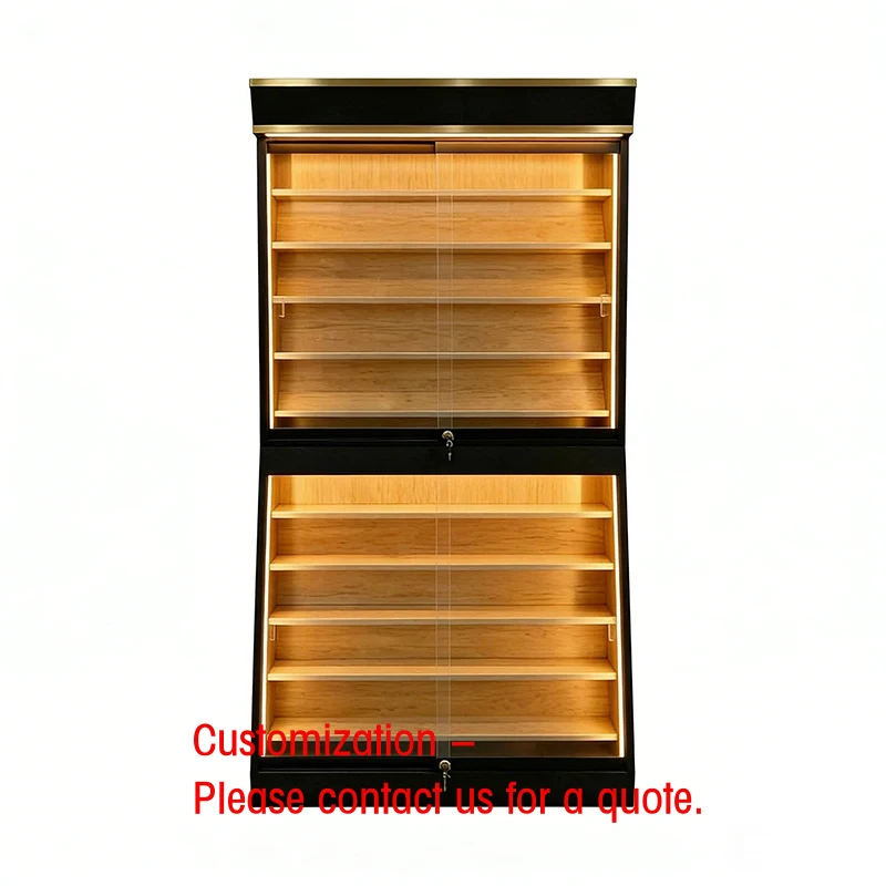 custom.Modern Retail TCG Wooden Wall Against Game Trading Card Display Cabinet PSAs Graded Card Display