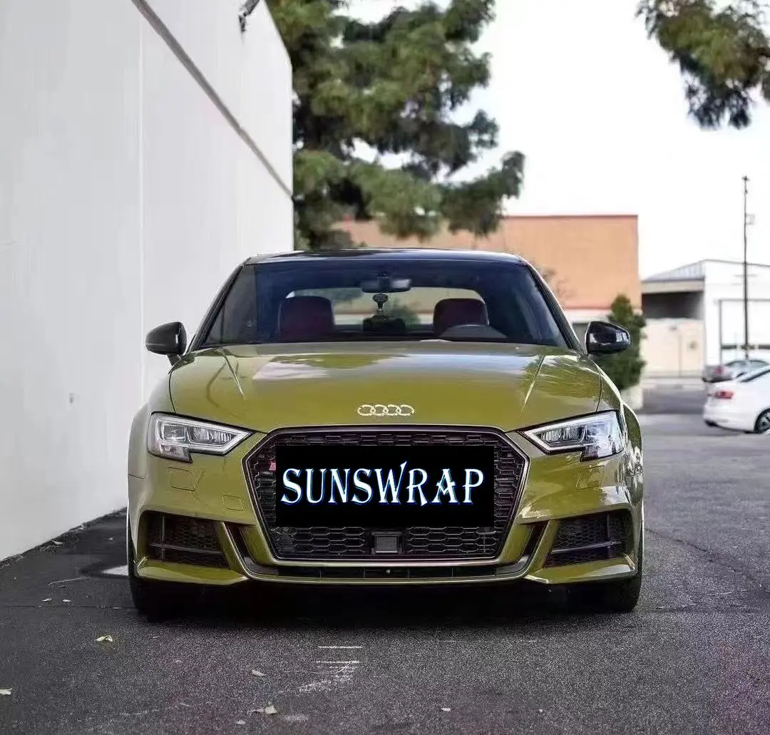 

ГОРЯЧАЯ РАСПРОДАЖА: Глянцевая виниловая пленка цвета хаки с эффектом без пузырьков воздуха, для оклейки автомобилей, наклейка-деколь без пузырьков