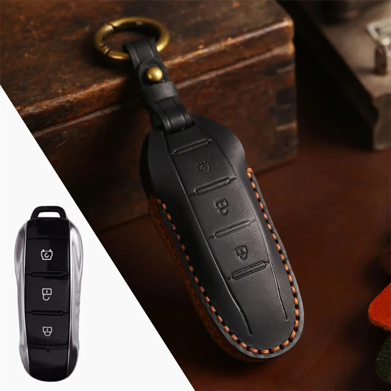 Car Key Case Fob Cover Keychain Accessories for Dongfeng Fengguang DFSK Glory 580 Fengon Ix5 Ix7 Seres Sf5 2021 2022 Keychain