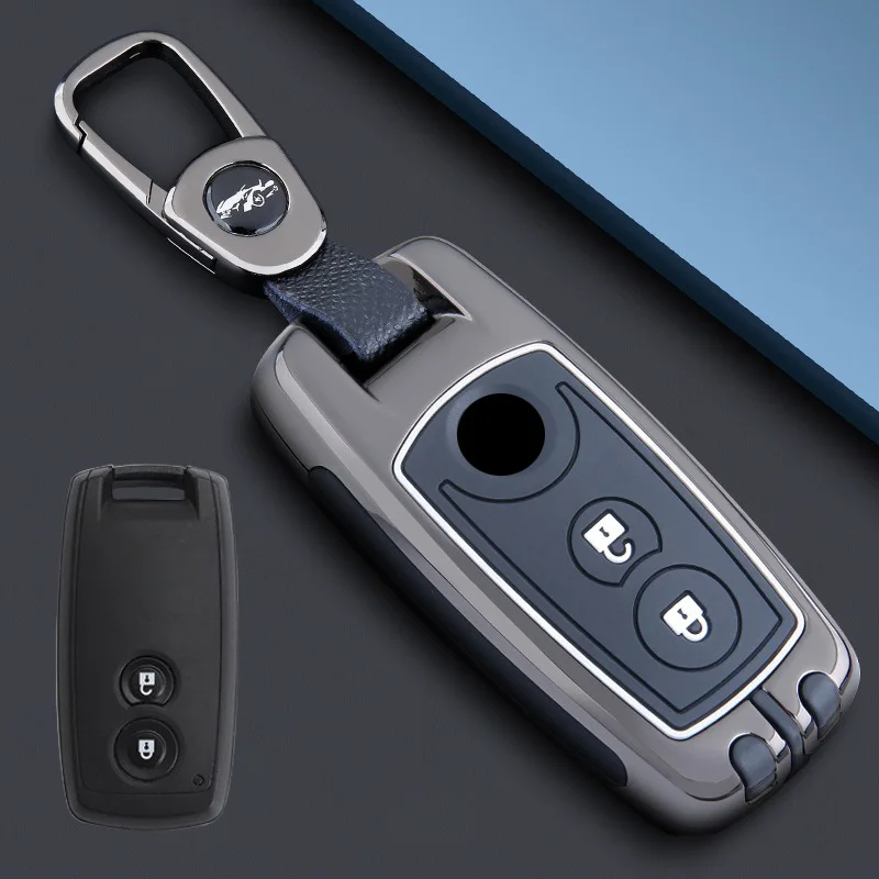 Car Key Case Fob for Suzuki Grand Vitara Swift SX4 Escudo Accessories Keychain Remote Protection Cover Shell Housing Ring Holder - view 5