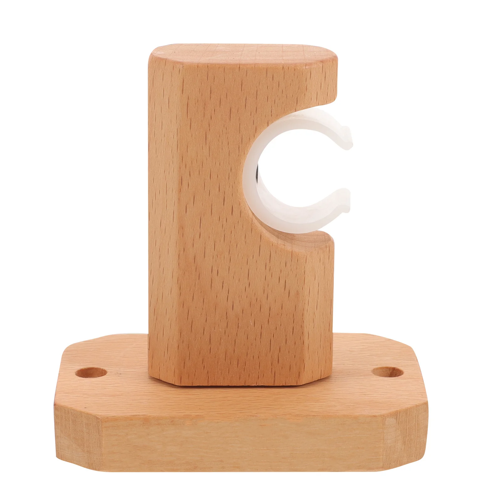 

Curtain Rod Bracket Wooden Holder for Wall Mount Bathroom Bedroom Kitchen Curtain Rod Holder High Strength