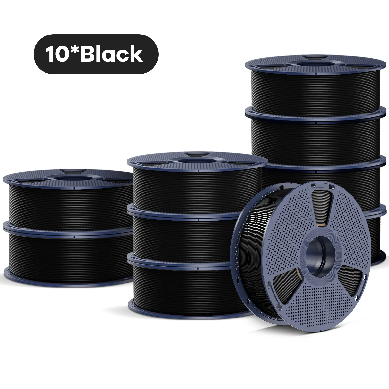 SUNLU PETG Filament 10kg 1,75mm 1 Rolle/kg (2,2lbs) Für 3D-Drucker Wiederverwendbare Spule Sorgfältig Gewickelt Glatter Druck
