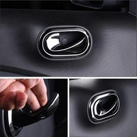 Car Door Handle Stickers For Smart Fortwo Forfour 453 Stainless Steel Inner Door Bowl Cover Decoration Modification Accessories