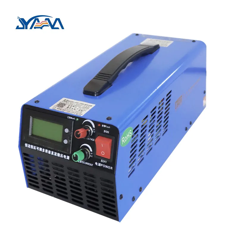 

JYAAA Power Supply 1500W 12V 24V 48V 60V 72V 100V 120V 150V 100A 50A 40A 30A 20A 15A 7A Adjust Voltage And Current Charger