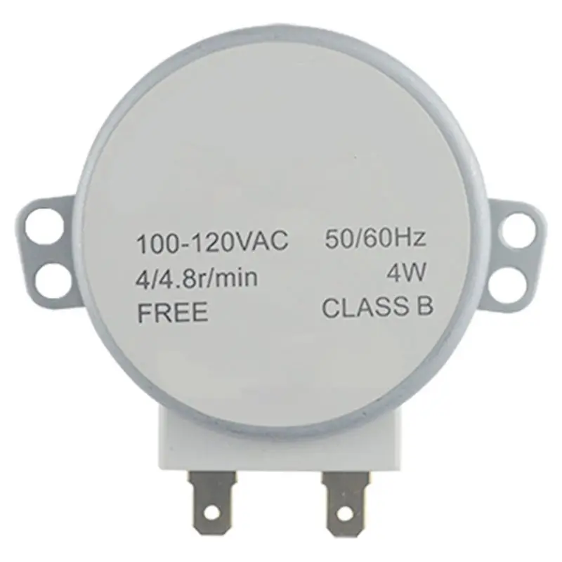 [NEW!A38F】 Motor Turntable Motor For Microwave Oven Permanent Magnet Synchronous Motor 100V-120V 4/4.8 RPM D-Axis Accessories