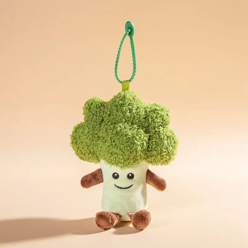 15cm Creative Musical Instrument Food Sports Series Backpack Pendant Keychain Filled Plush Toy Doll Cartoon Anime Gift Doll