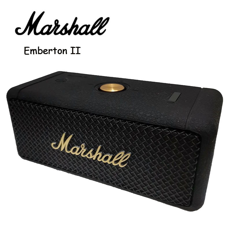 Original Marshall Emberton II Portable Bluetooth Speaker IPX7 Waterproof Subwoofer Stereo Bass Sound Outdoor HK Version Speakers