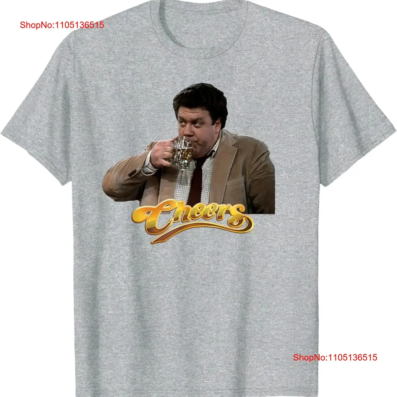

Футболка Cheers Norm, винтажная стираная дизайнерская одежда, уличная одежда, универсальный, унисекс, слегка мягкий повседневный топ для повседневной носки