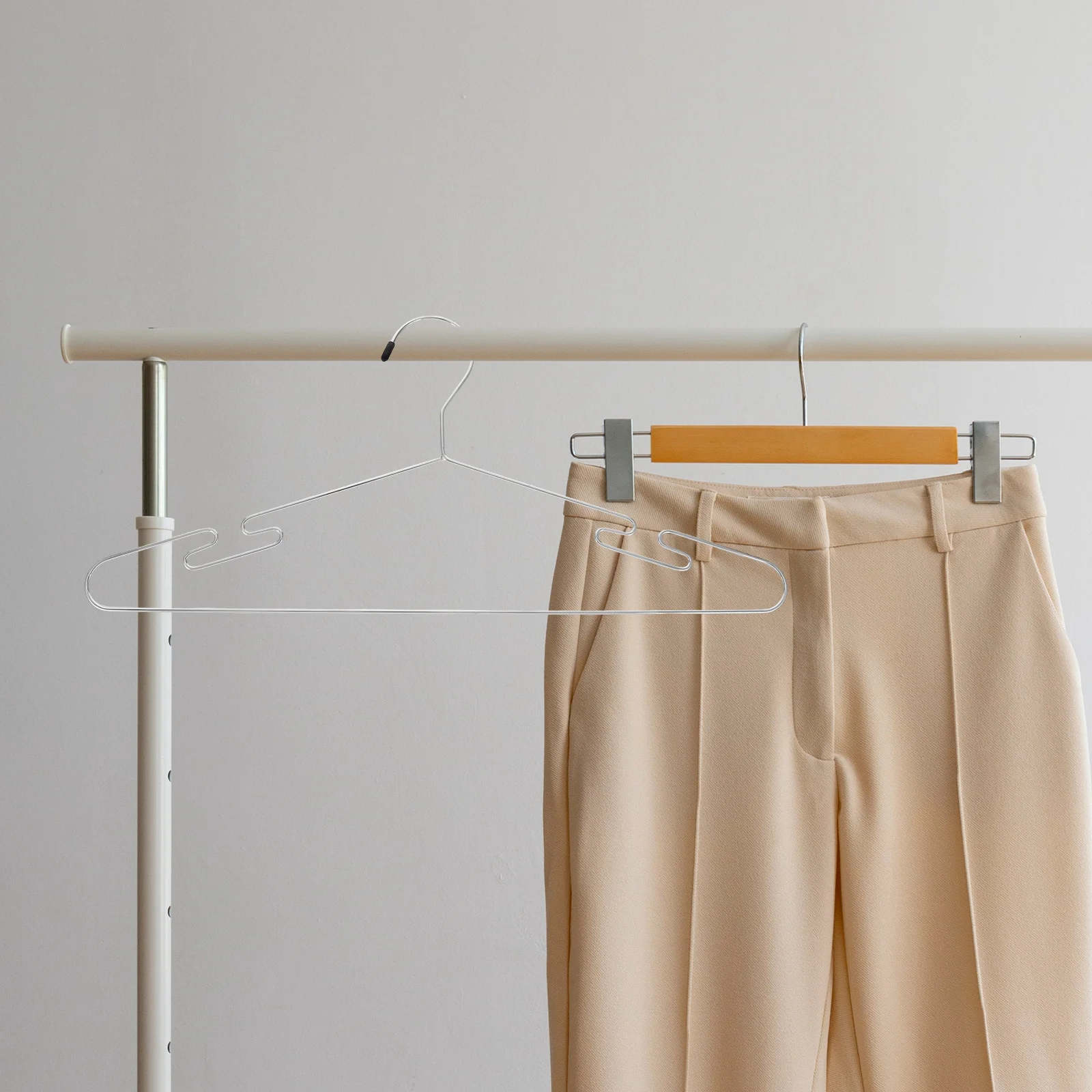 

5Pcs Clothes Hangers Thickened Wardrobe Storage Organizer Heavy Duty Coat Shirt Hangers for Closet Bedroom