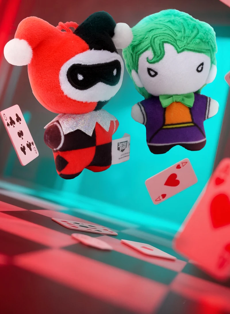 9 cm weicher Plüsch-Schlüsselanhänger DC Justice League Batman Superman Harley Quinn Joker Niedliche Cartoon-Filmpuppen Kreative Weihnachtsgeschenke – Detail 11