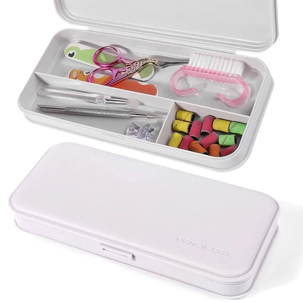 Large Capacity Desktop Nail Art Tool Organizer Multifunctional Stylish Desktop Storage Box Compact Durable