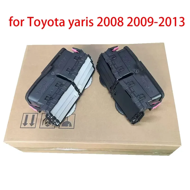 Car AC Air Vent Outlet Dashboard Center Cold Air Adjustment Port Trim For Yaris 2008 2009 2010 2011 2012 2013