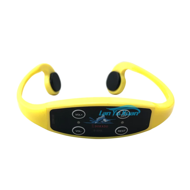 Water Sports Straining System Children Adult Swimming Training Safety Bone Conduction Earphone Transmitter Receiver Headphone