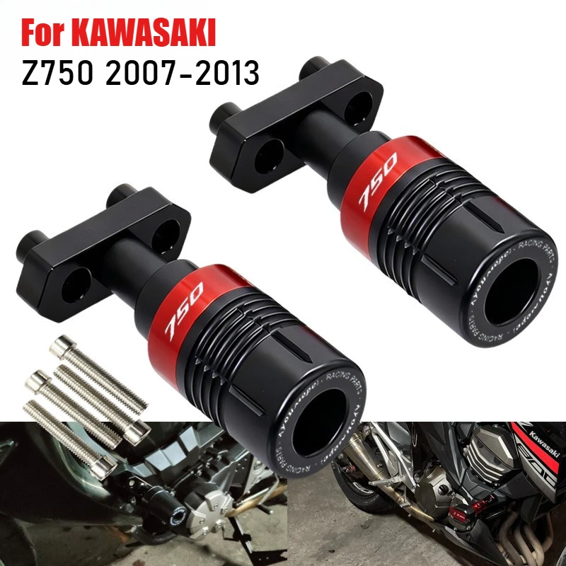 

Z 750 Frame Slider Crash Protector For KAWASAKI Z750 2007-2013 Falling Protection Frame Engine Crash Pad Motorcycle Accessories