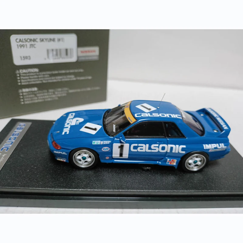 

IG 1/43 Skyline BNR32 JTC 1991, модель гоночного автомобиля из смолы Skyline, классический сувенир для взрослых, подарок, статический дисплей