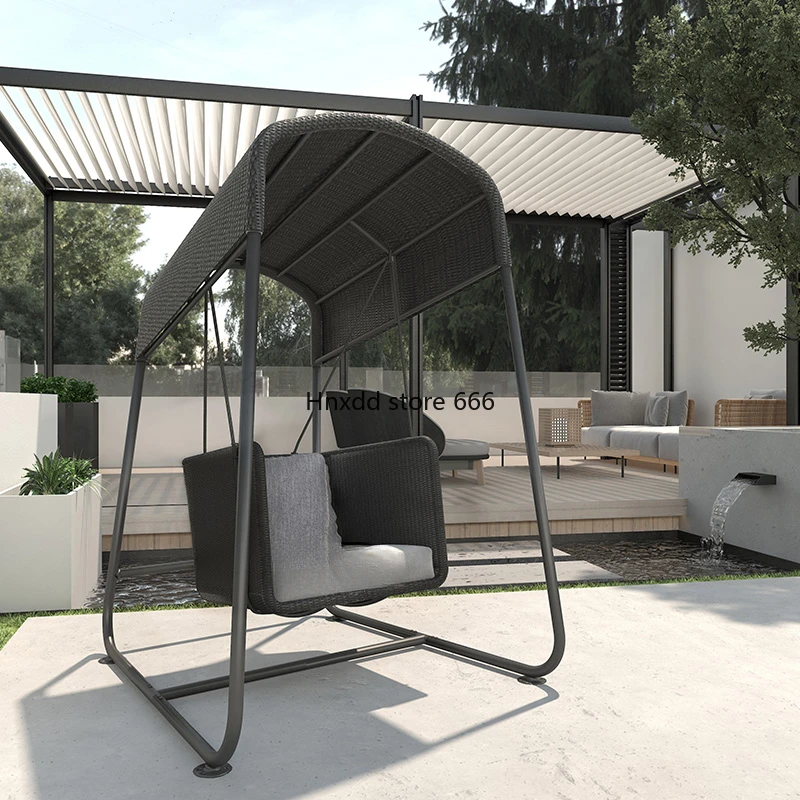 Courtyard Outdoor Swing Villa Single Double Rocking Chair