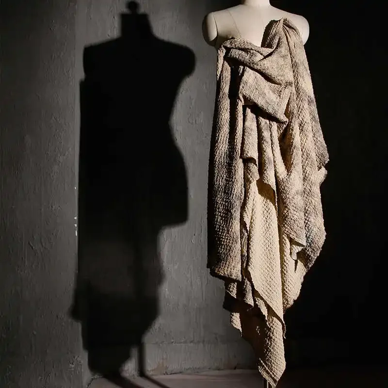 

Tie-dye Bubble Pleating Fabric Elasticity Designer Fabric for Clothing Cloth for Apparel Sewing By The Meter Diy