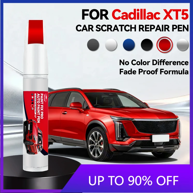 Car Accessories Tool For Cadillac XT5 Car Paint Repair Pen Touch Up Scratch Remover DIY Auto Accessories White Blue Silver Red G