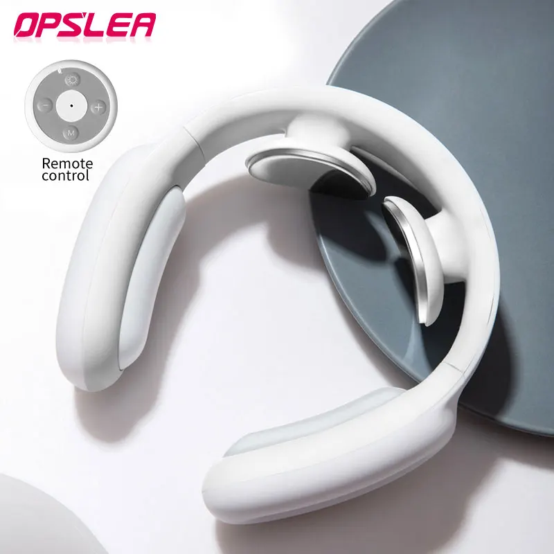 

Smart Neck Muscle Massager Micro Current Vibration Massage Heating Relaxation Shoulder Relieve Fatigue Red light physiotherapy