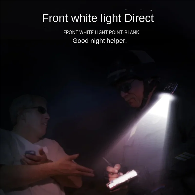 

ABKU-LED Shoulder Clip Type Light Red And Blue Flash Light Outdoor Fishing Riding Safety Light