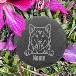 Personalized Pet Memorial Stone Personalized Pet Loss Gifts Custom Dogs Name of Death Dog Grave Marker Plaque Tombstone Custom