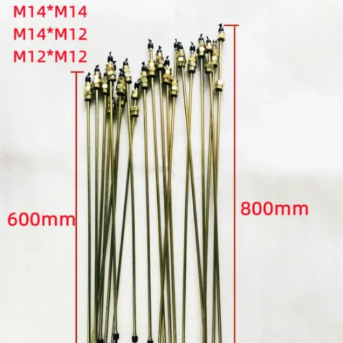Tubo diésel de alta presión, 6x2mm, 45CM, 60CM, 80CM, 100CM, para banco de prueba de bomba, tubo de combustible Common Rail