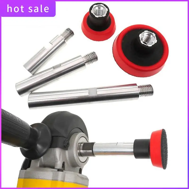 

3 PCS Angle Grinder Extension Rod Silver 75/100/140MM M14 Thread Brush Head Extension Rod Grinder Adapter Rod