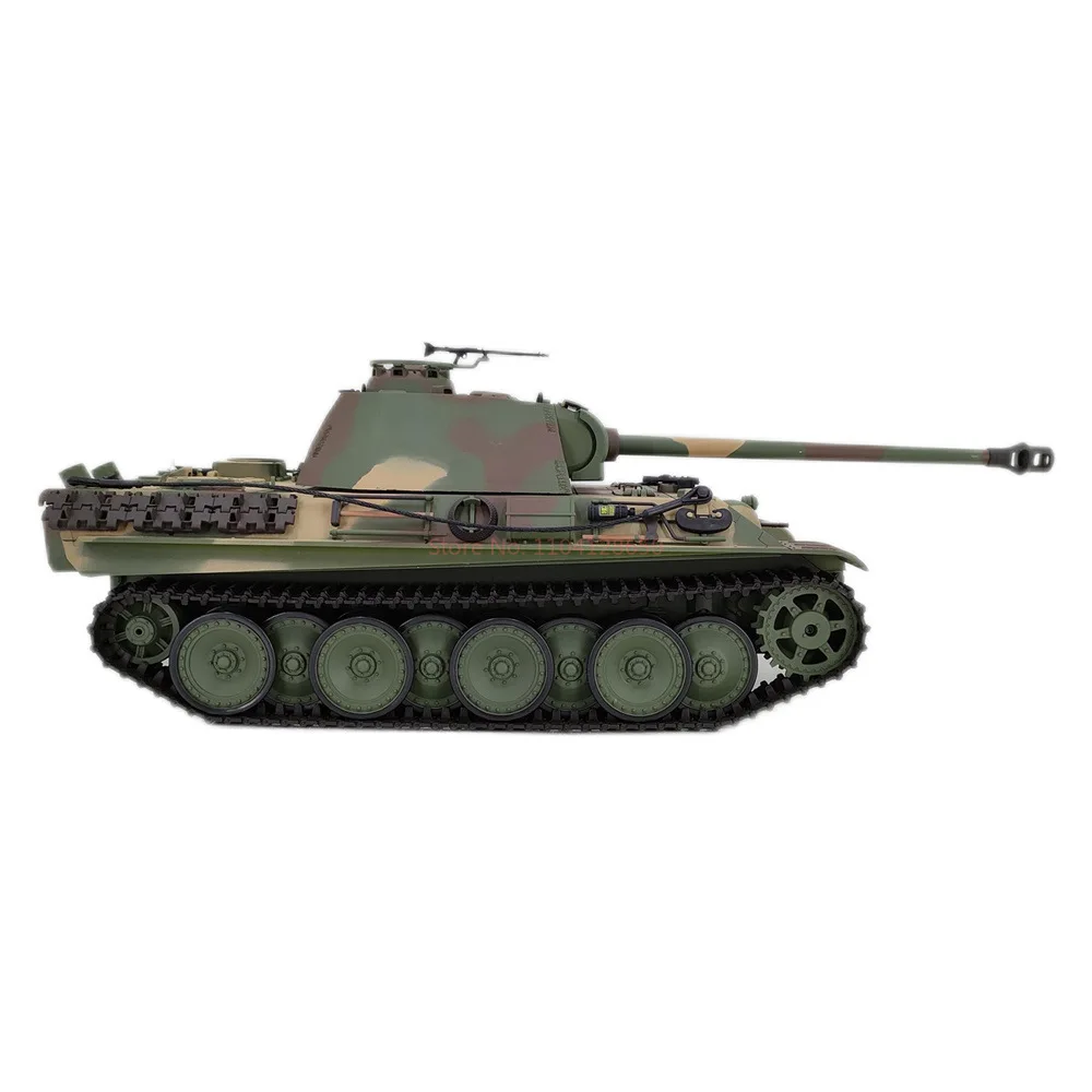 Kubrick German "Panther" G-Type Tank Sound And Light Electric Remote Control Tank Military Model Boy Toy Birthday Gift Gifts Toy