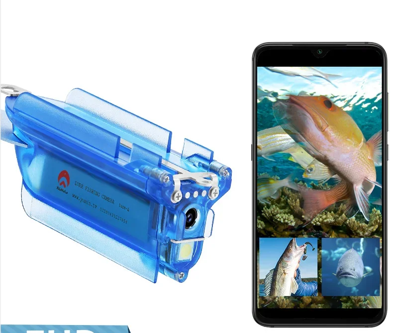 HD Road Sub Fish Detector Underwater Camera Bait Connection Mobile Phone Video Full Waterproof Visual Fishing Camera