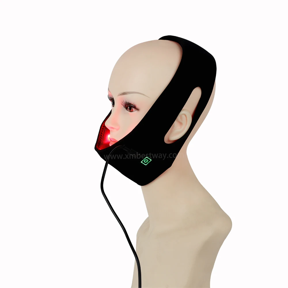 

LED Light Therapy Red Infrared Wrap Device for Double Chin Removal Chin Strap