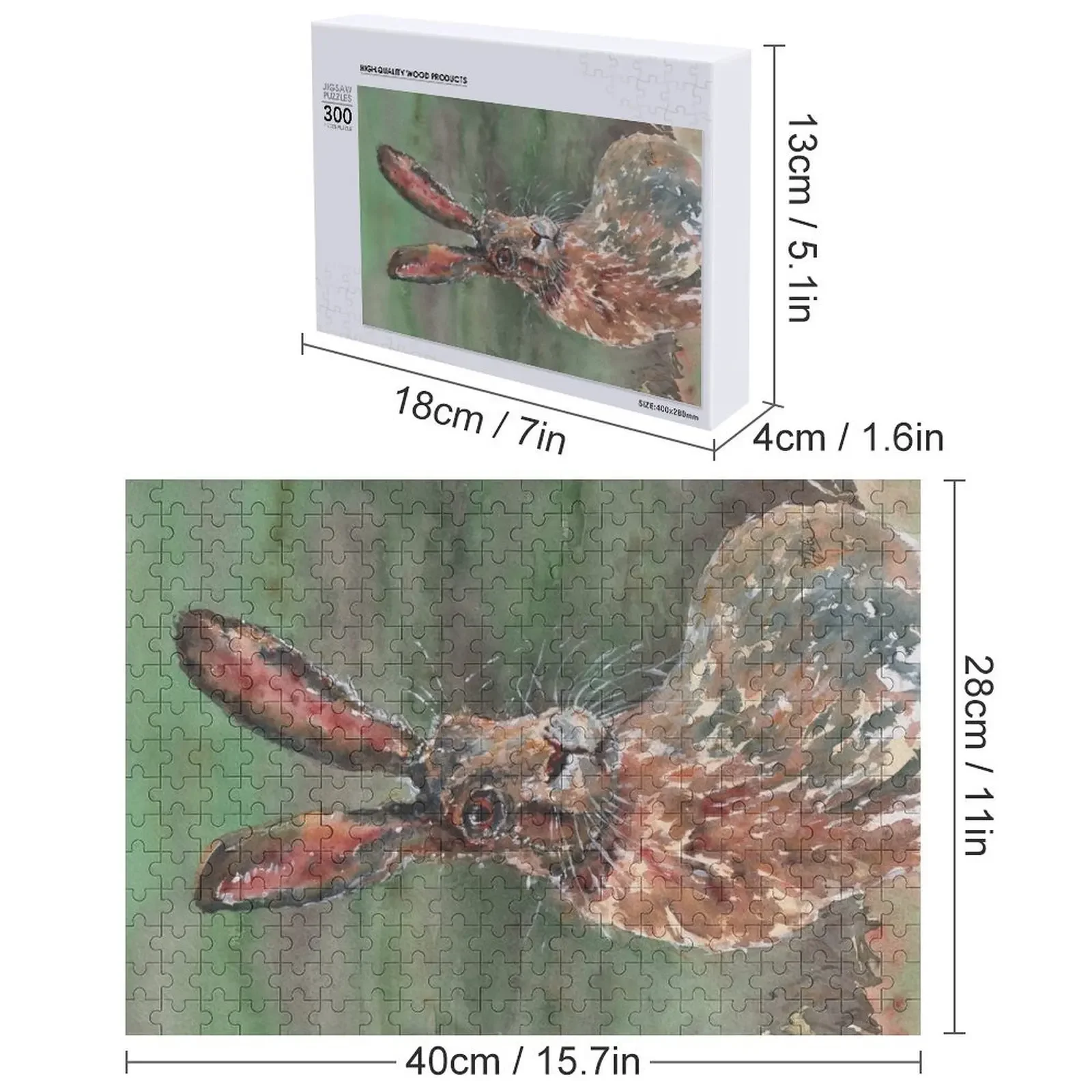 Hase Puzzle, personalisiertes Geschenk, personalisiertes Kindergeschenk, personalisiertes Namenspuzzle