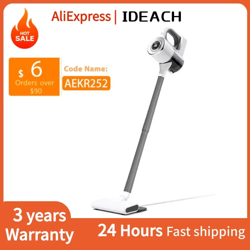 مكنسة كهربائية محمولة لاسلكية 30 دقيقة وقت التشغيل مكنسة كهربائية وممسحة مكنسة كهربائية 15kPa شفط قوي مكنسة كهربائية خفيفة الوزن