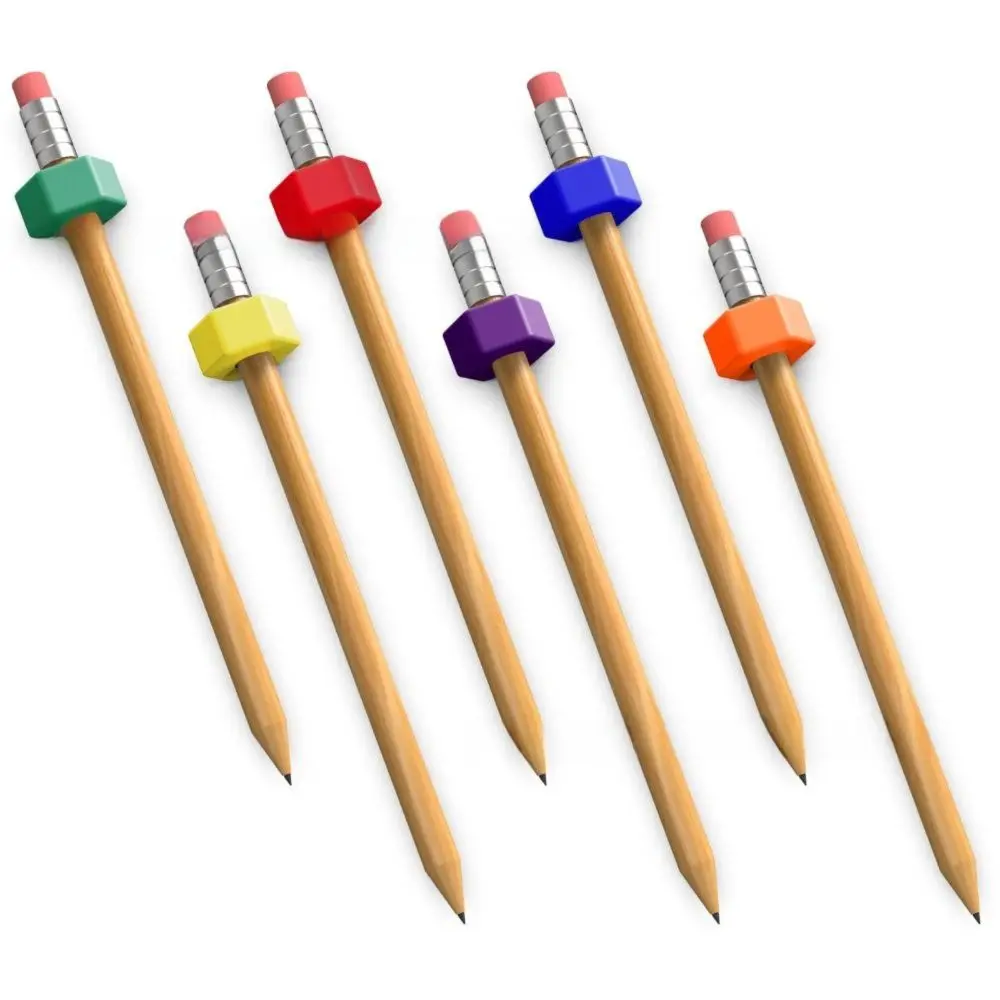 2Pcs 10g Weighted Silicone Improves Penmanship Handwriting Aid Kids Elderly & Special Needs Colorful Writing Trainer