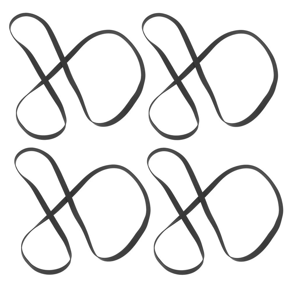 

4Pcs Turntable Belt Set Record Player Parts Durable Construction Easy Installation Quiet Operation Turntable Belt