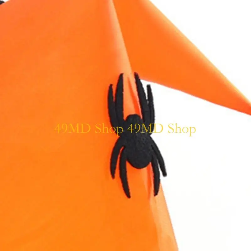 49MD Halloween Party Hat Witch Hats Halloween Witch Cosplay Hats Pointed Witch Hats Pumpkins Witch Hat Decorations for Kids