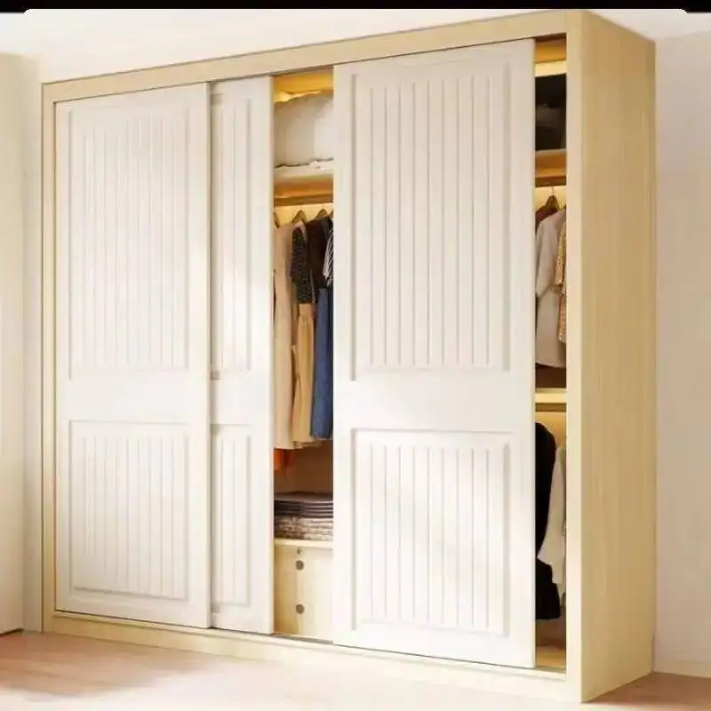 

Nordic Sliding Doors Wardrobes Modern Luxury Wooden Organizer Clothes Closet Living Room House Armarios De Ropa Furniture Home