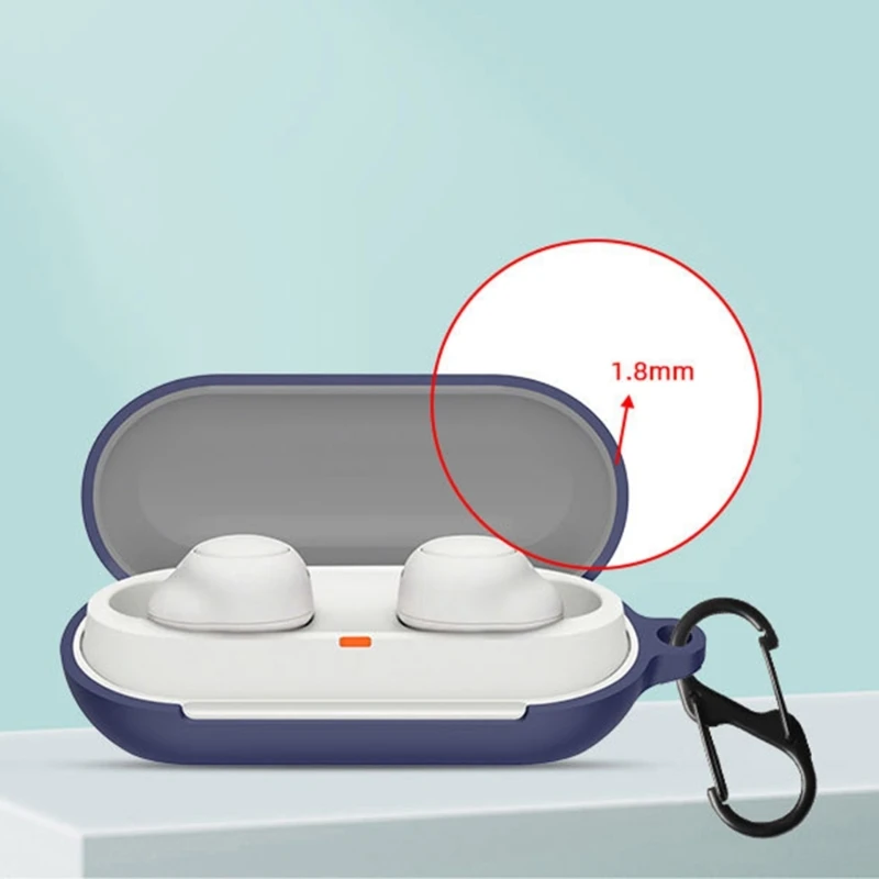 Funda protectora para auriculares sony WF-C700N, Protector a prueba de polvo, lavable, caja de carga, funda antiarañazos
