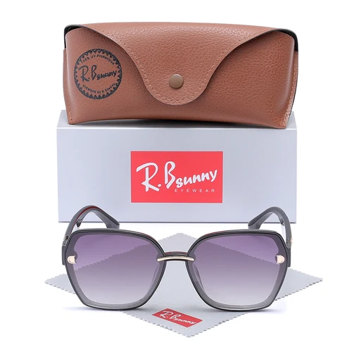 Imagen 2 del producto Gafas de sol para mujer, gafas grandes UV400 Vintage, diseño degradado, montura de mariposa, gafas de gran tamaño, gafas