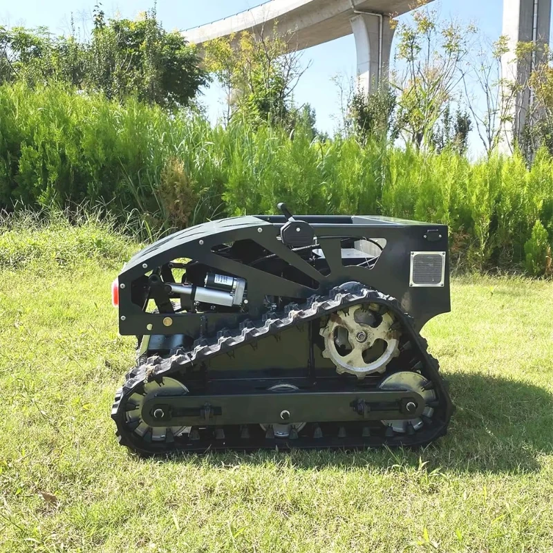 التحكم عن بعد جزازة العشب اللاسلكية ذاتية الدفع الشديدة المنحدر جزازة العشب آلة قطع مناسبة للحديقة والأرض المراعي #3