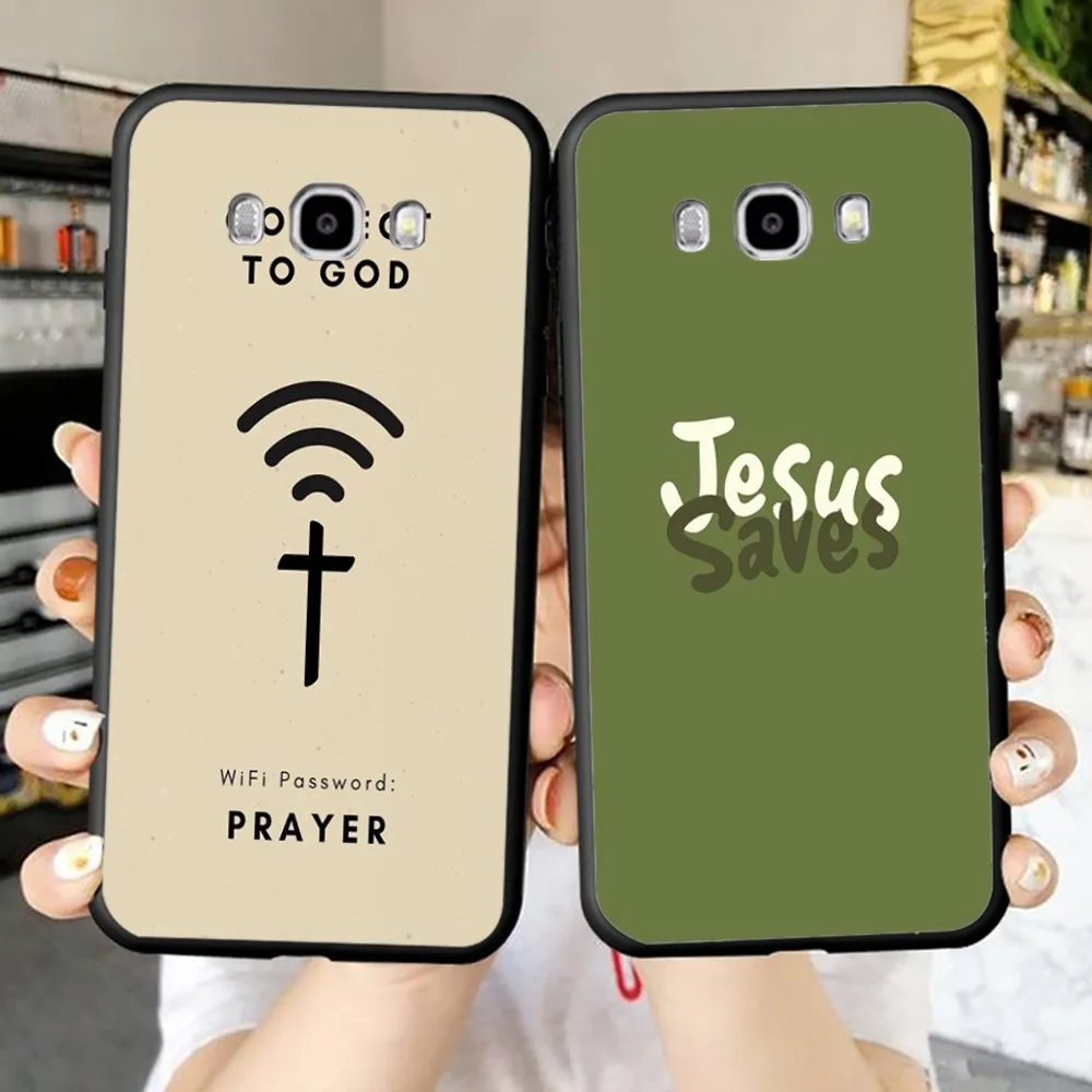 

Verse of The Christian Bible Jesus Phone Case For Samsung J 7 plus 7core J7 neo J6 plus prime J6 J4 J5 Mobile Cover