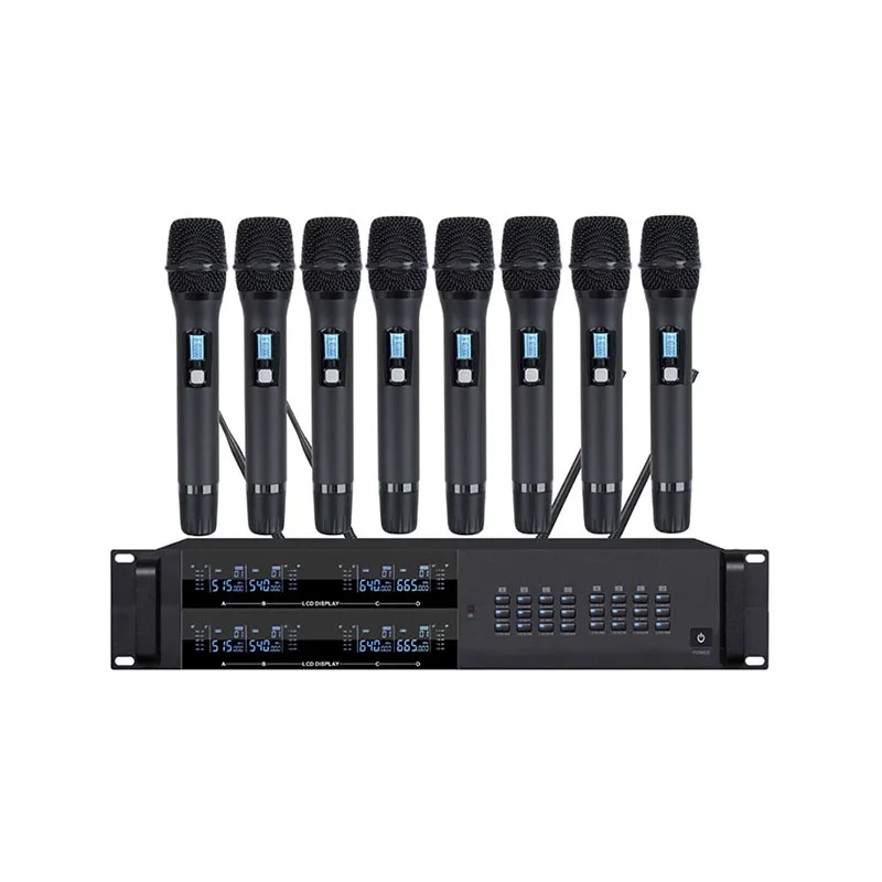 

VR318 Wireless Conference Room Sound System 150m Range Lavalier Headset Gooseneck Microphone for Multi-Conference & Voting
