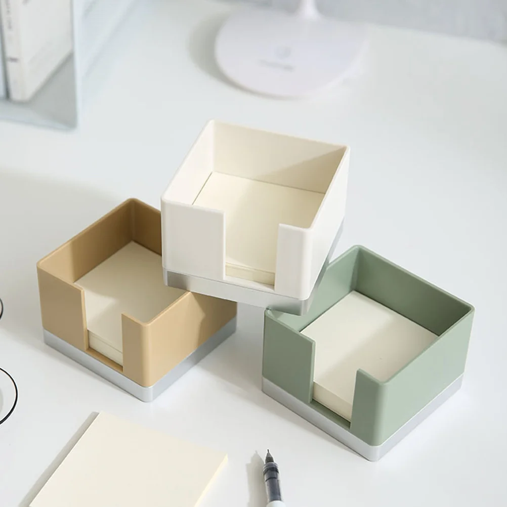 1 ensemble bloc-Notes organisateur boîte distributeur pour bureau école maison bureau papeterie stockage Portable porte-Notes étui petit à faire