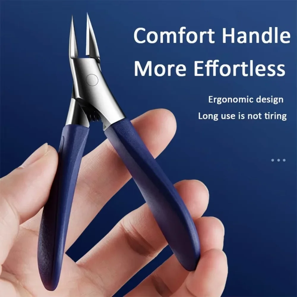 Hoge kwaliteit draagbare schuine nagelknipper roestvrij staal duurzame ingegroeide teennagelknipper gespecialiseerd hulpmiddel voor nagelpijnverlichting