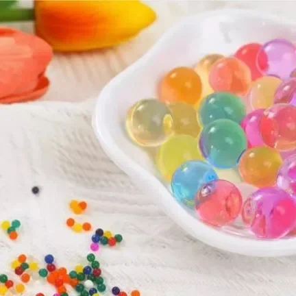 SOT50000PCS Watergranaat speelgoed structuur Knikkers Kogels Kids Waterpistool Speelgoed 7-8mm Cap Guns Pellets speelgoed Water Balling Accessor