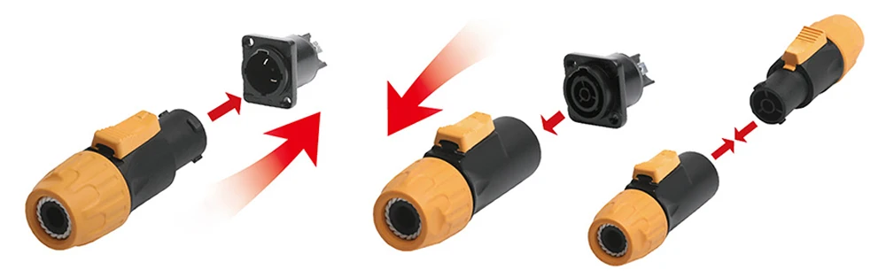 NAC3FX 16A PowerCON Aviation Steckdose Power Eingang Ausgang Adapter IP65 Für Industrielle Steuerung LED Bildschirm Licht Audio Signal ﻿ – Detail 16