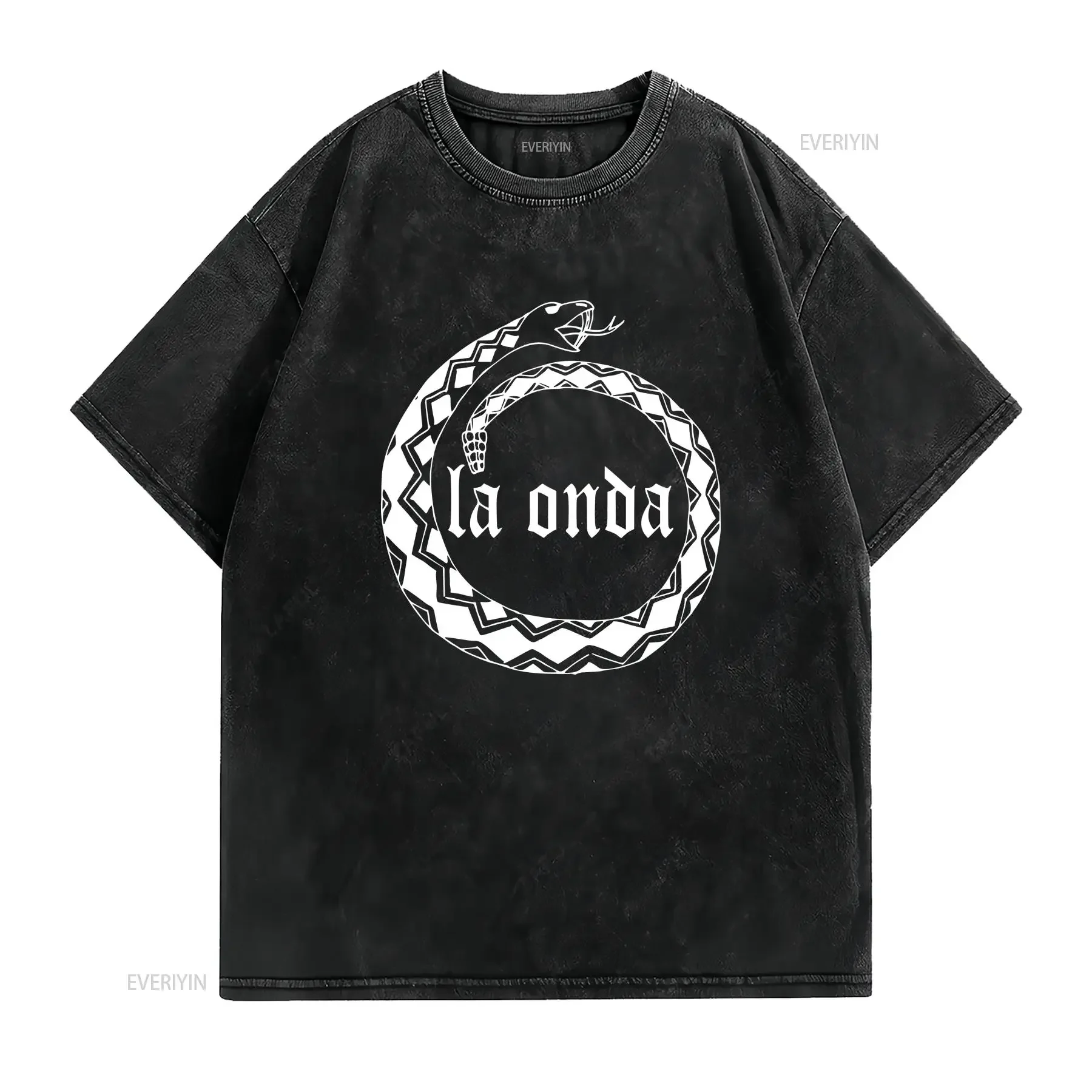 Blood in Out Bound By Honor Vatos Locos Cholos T Shirt La Onda Hood Classic vintage Washed designer clothes Versatile Stylish